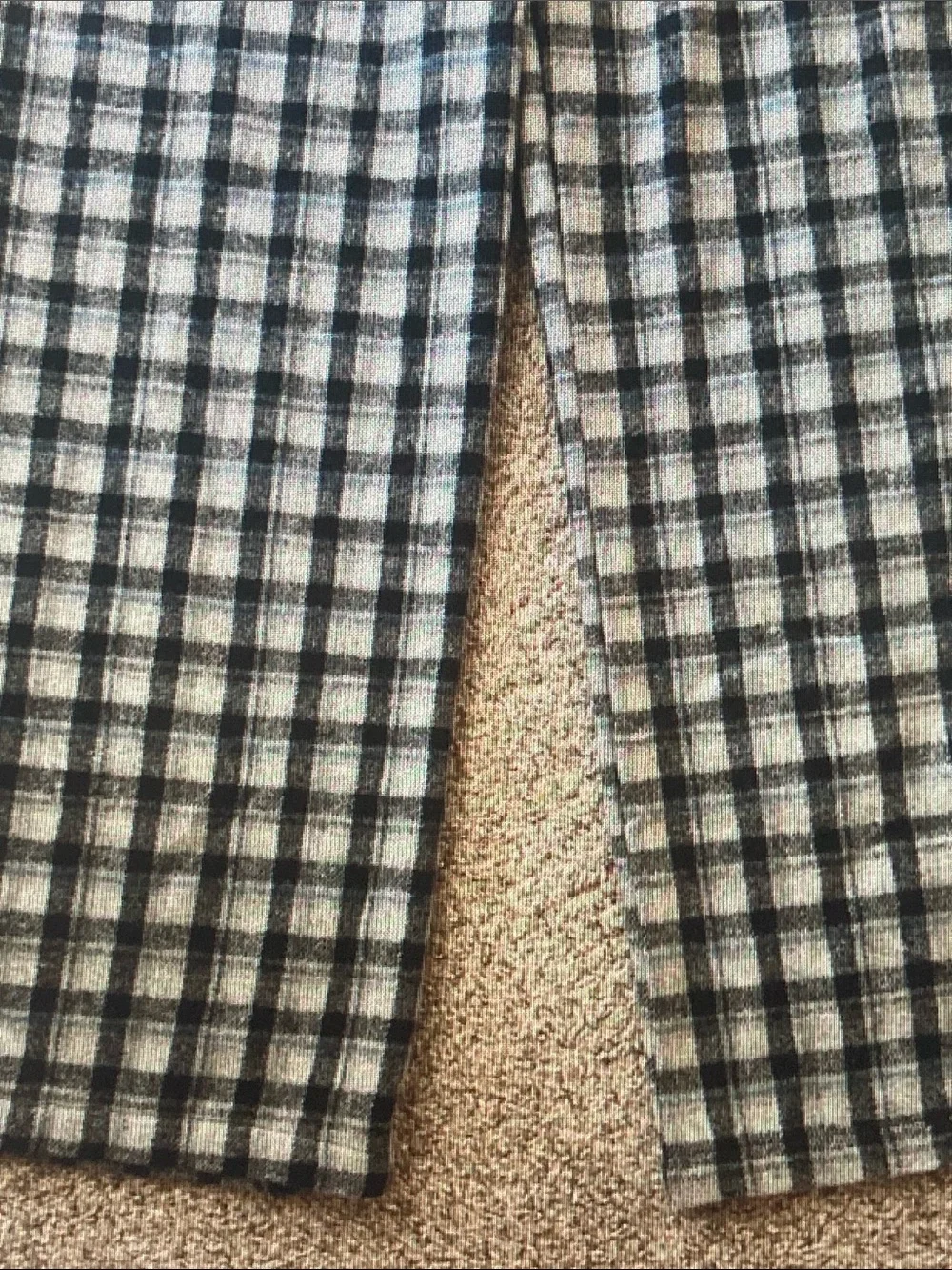 HYFVE Black & Gray Plaid High-Rise Trousers